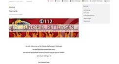 Desktop Screenshot of funkspiel-rettlingen.de