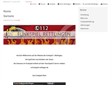 Tablet Screenshot of funkspiel-rettlingen.de